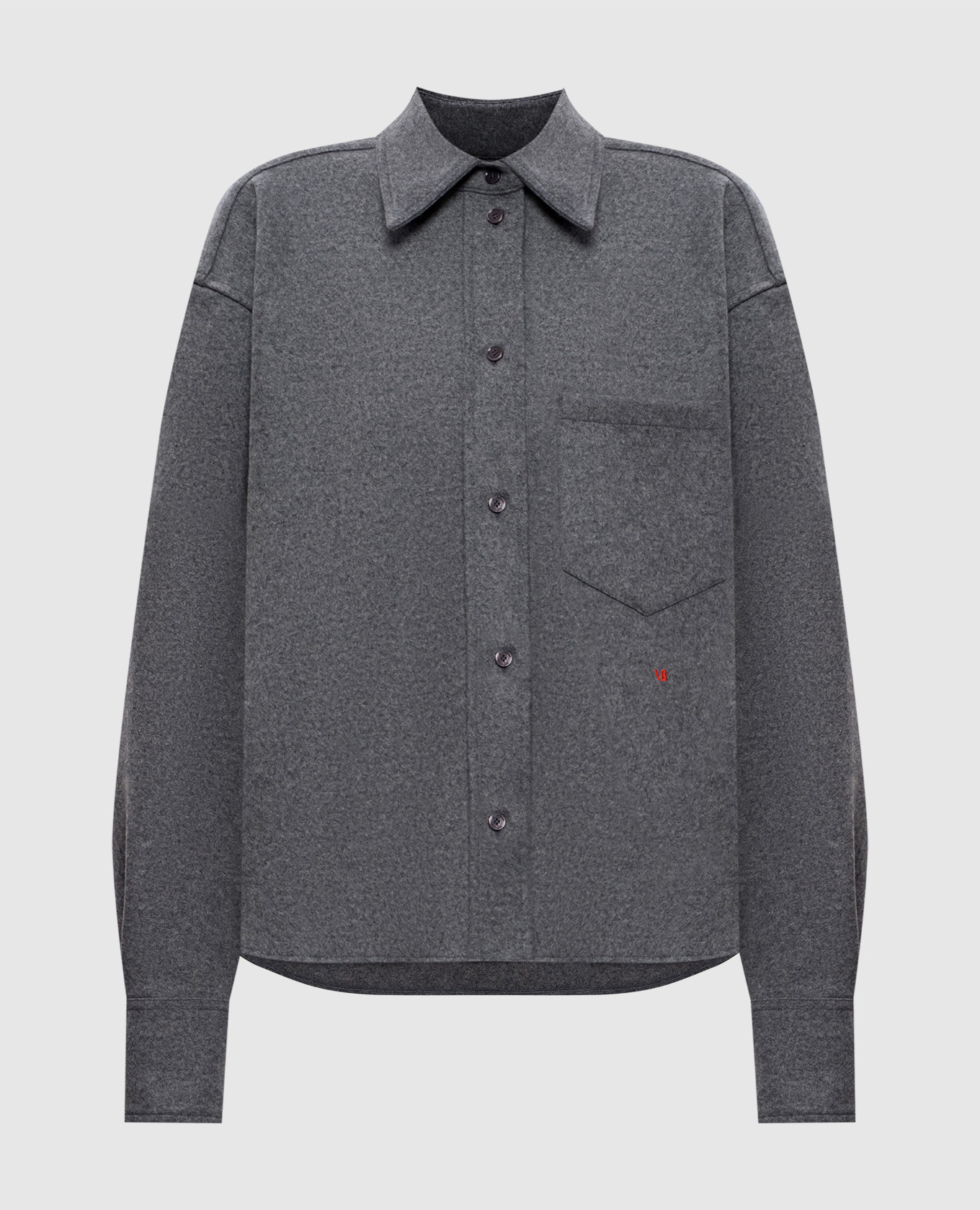 Gray wool and cashmere shirt Victoria Beckham