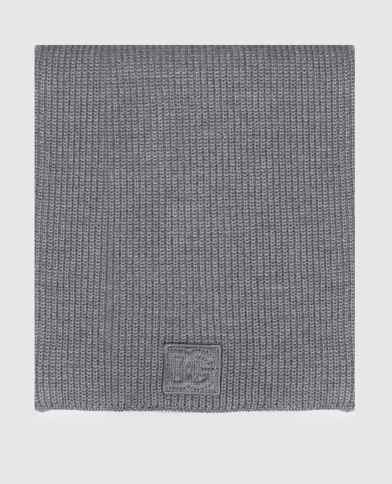 Gray wool scarf Dolce&Gabbana