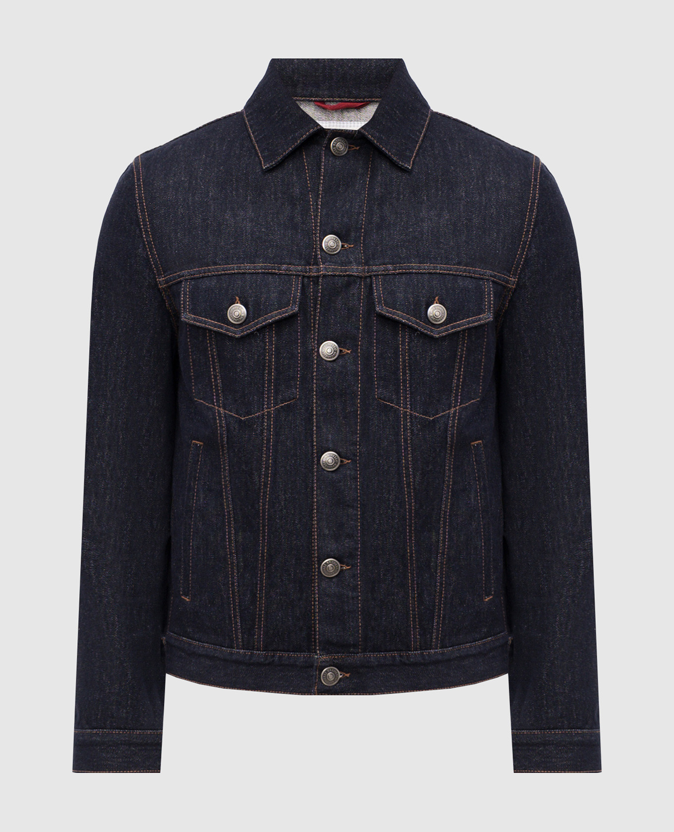 Blue denim jacket Brunello Cucinelli