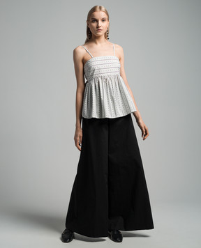 Twinset White top in a branded pattern 241TF2023
