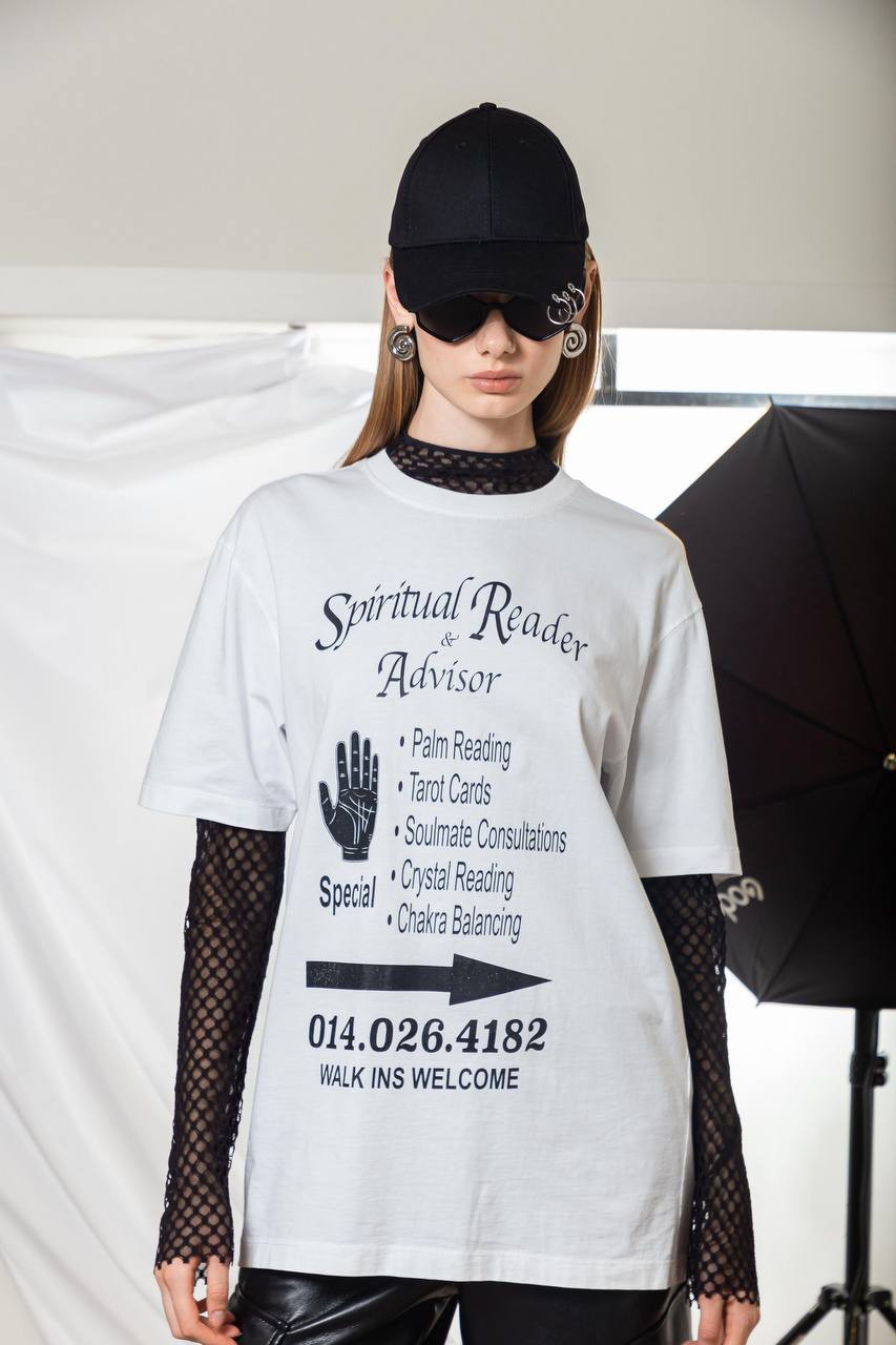 

White t-shirt with a print Gauchere