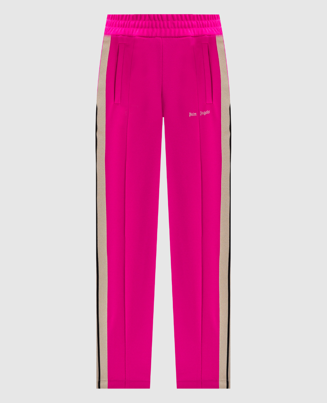 

Pink sweatpants with logo embroidery Palm Angels
