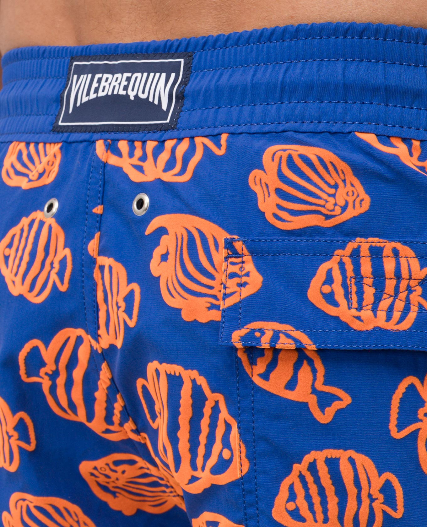 

Blue swim shorts with textured print Vilebrequin