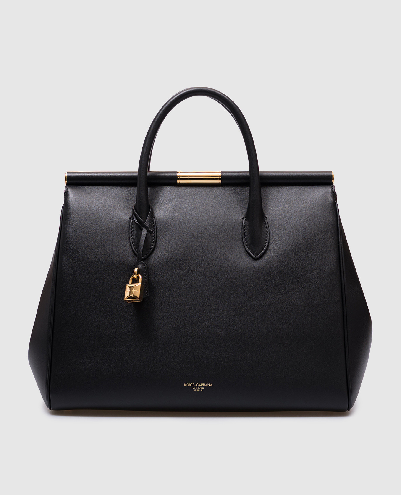 

Marlene black leather tote bag Dolce&Gabbana