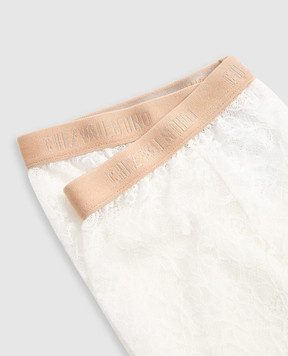 Valentino White lace tights 6B0KI03M9BQ