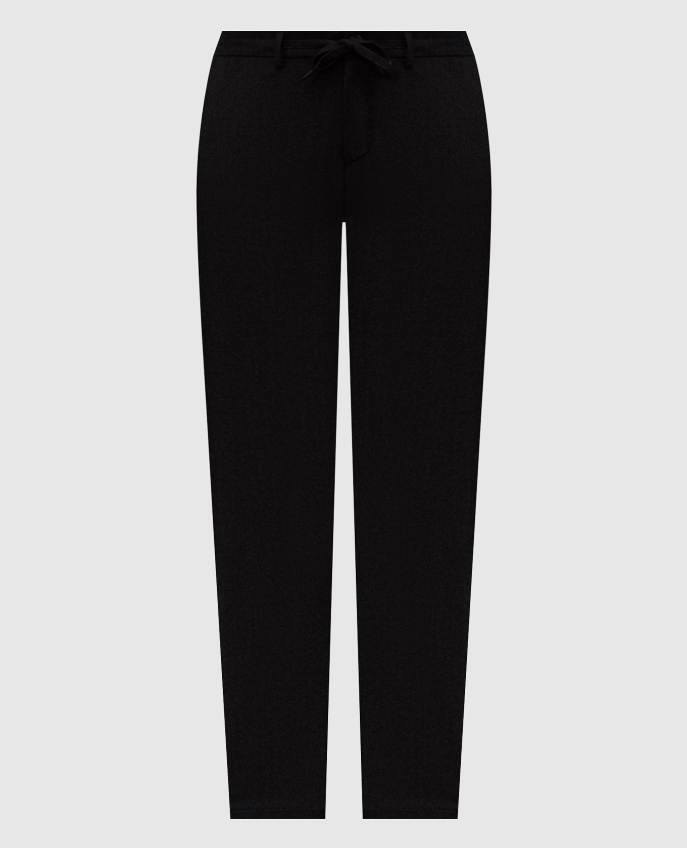 Black wool pants Canali