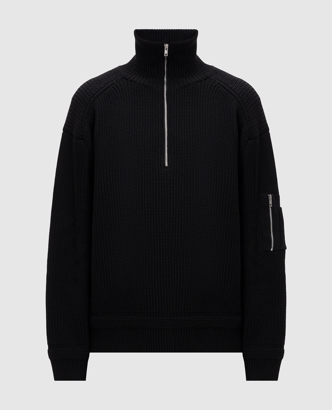 

Black sweater with wool Juun.j