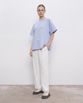 Sofie D`Hoore White pants PLOCK PLOCKPOBA
