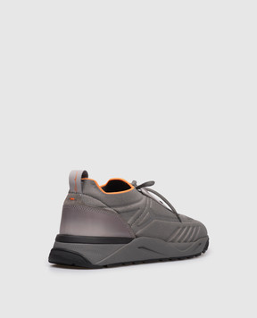 Santoni Gray sneakers with a degraded effect MBIO22132ANETHOD