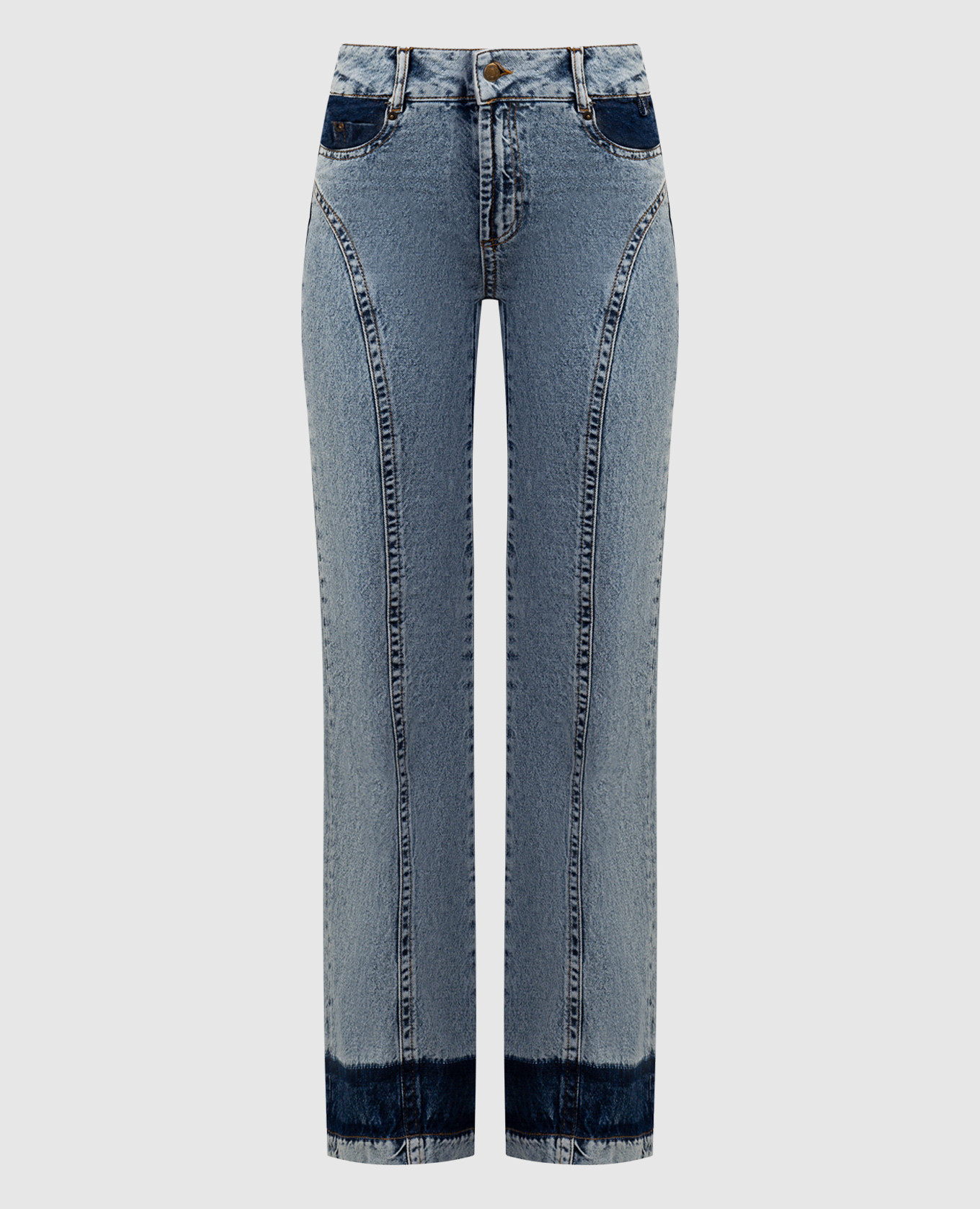 

Blue MARICA jeans with a distressed effect Max & Co