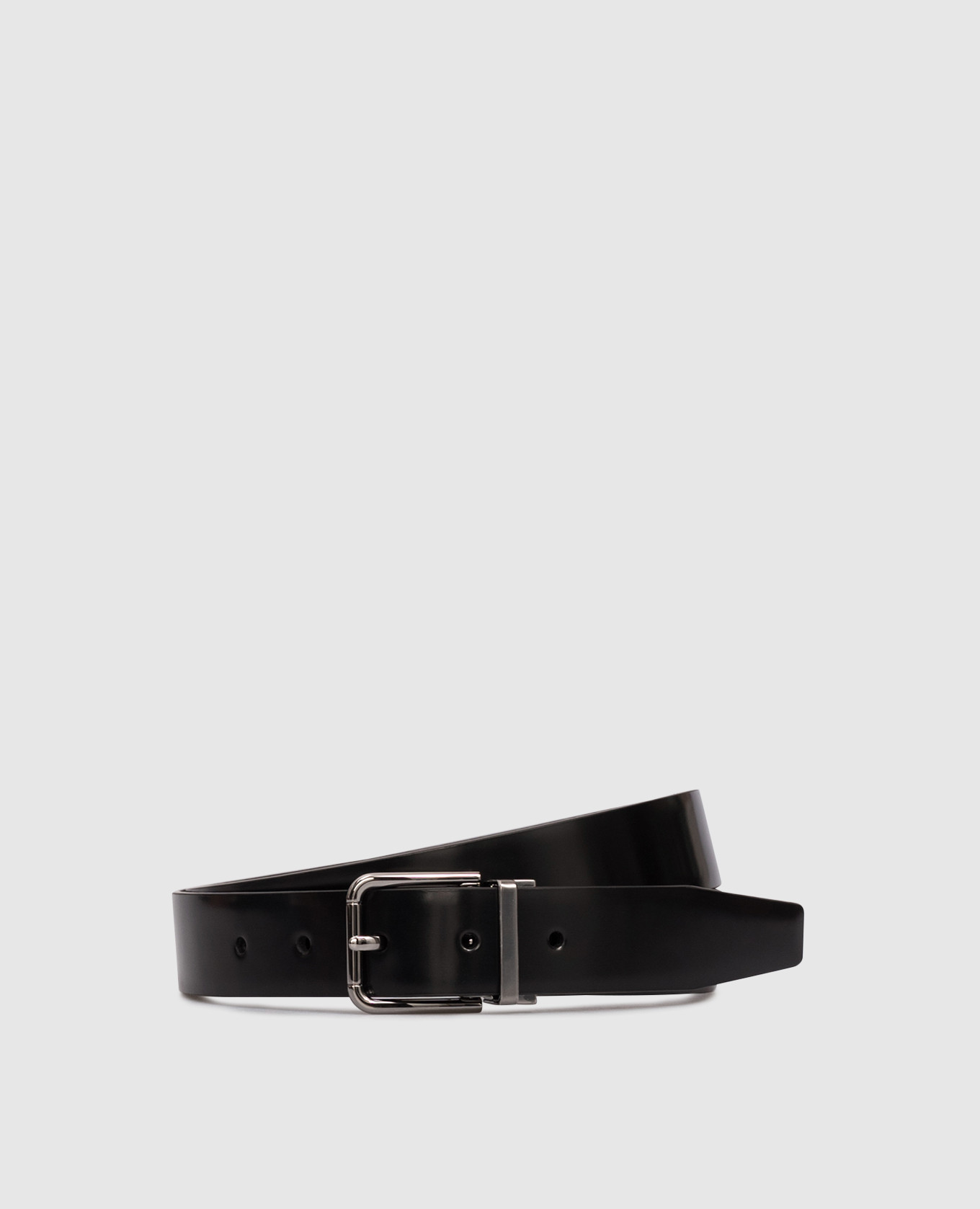 

Black glossy leather belt Dolce&Gabbana