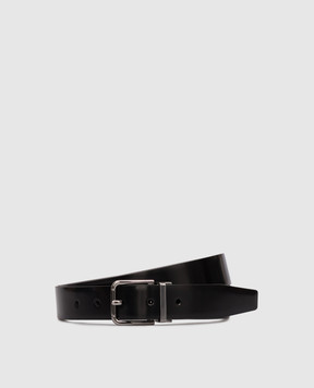 Dolce&Gabbana Black glossy leather belt BC4703AI935