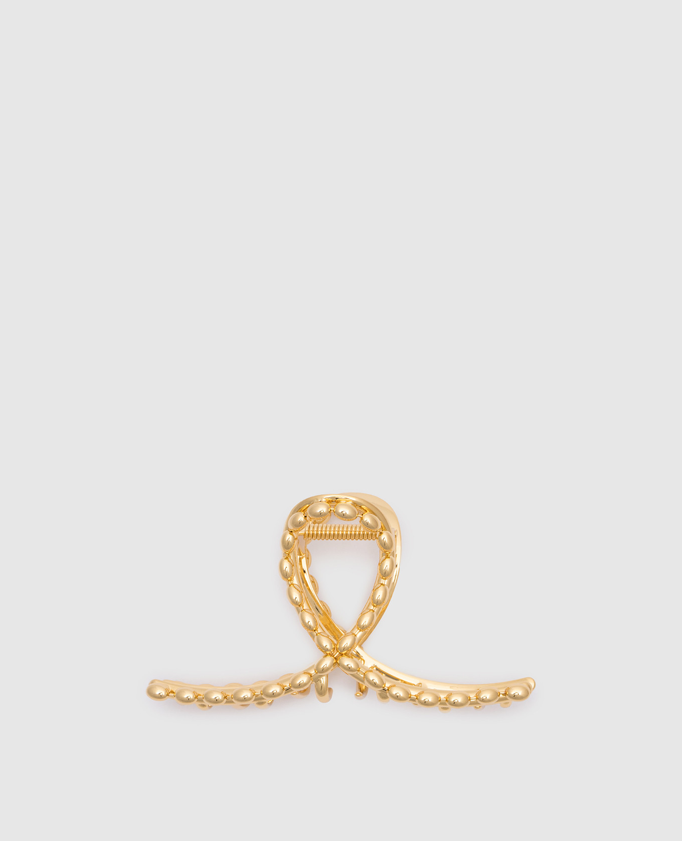 

Lucia gold hair clip with 14 carat gold plating LELET NY, Golden