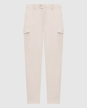 Brunello Cucinelli Beige cargo with linen MH255E1890