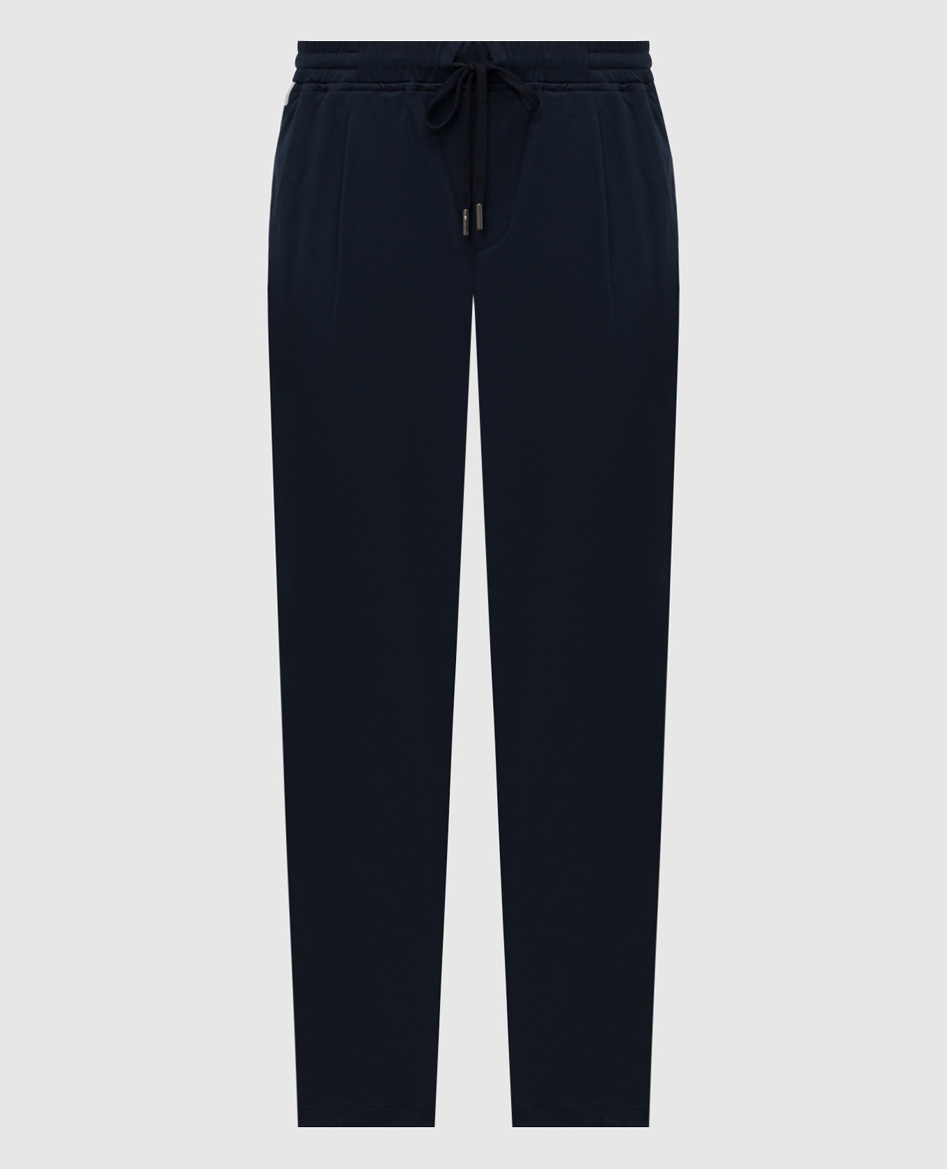 

Blue sweatpants with logo patch CAPOBIANCO