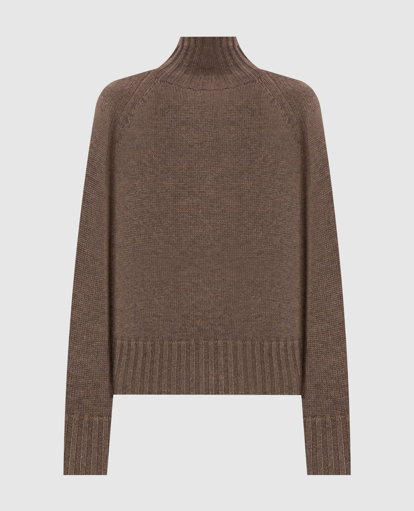 Brown MANTOVA sweater made of wool and cashmere Max Mara