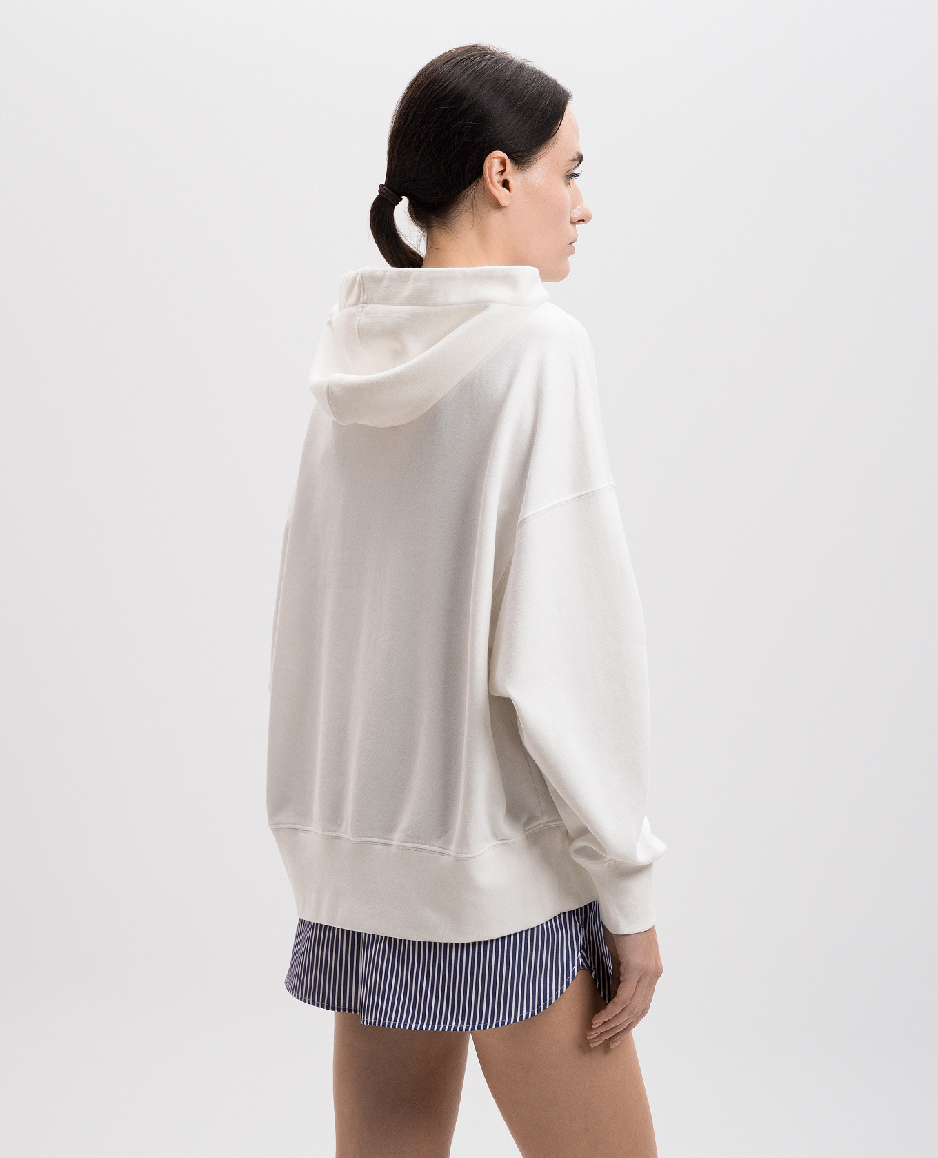 

White crystal logo hoodie Palm Angels