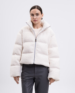 Simonetta Ravizza Bessy white wool jacket F05JA377T105
