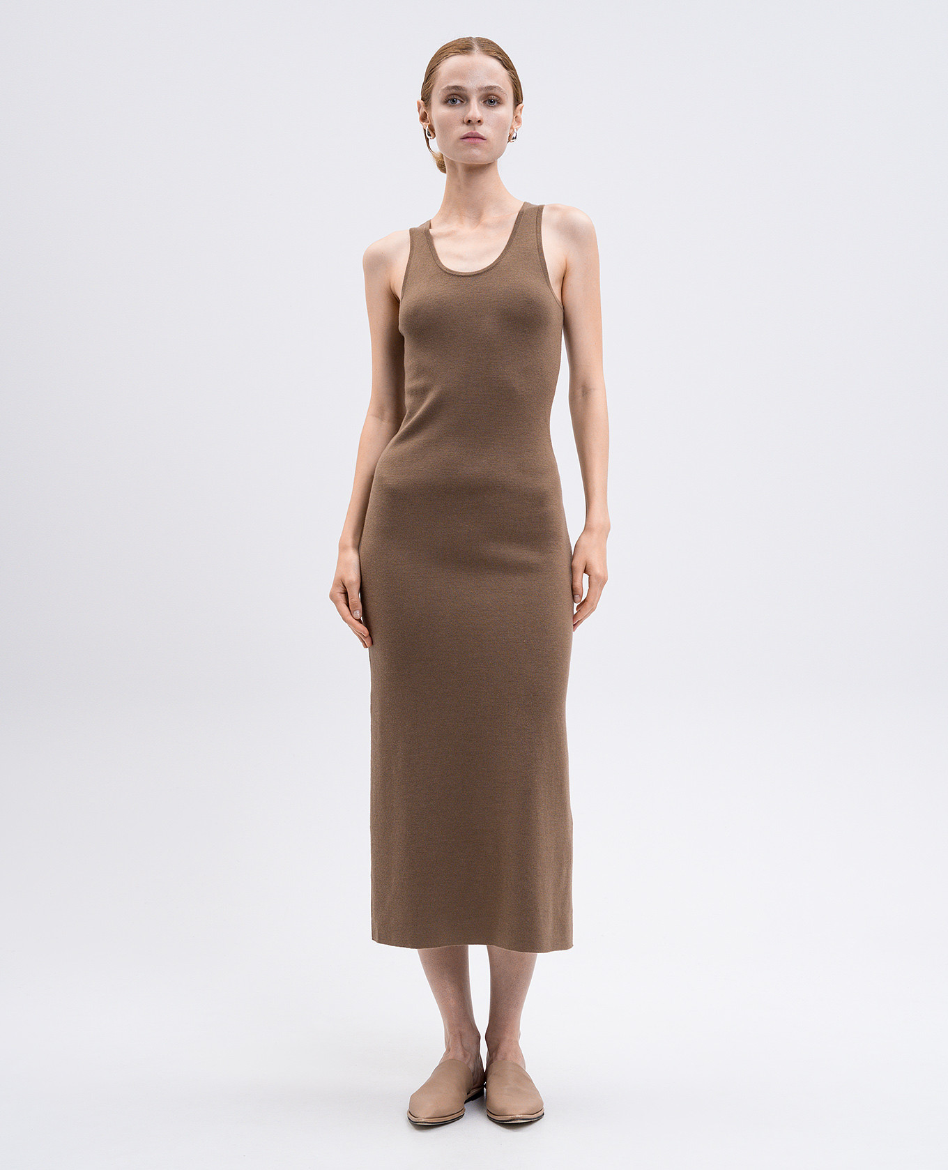 Brown ACERI wool dress Max Mara 3
