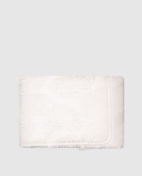 Blumarine Lisbeth gray bedspread with Swarovski crystal monogram H0000210084