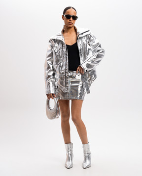 Coperni Silver logo mini skirt COPJ49BISF3011