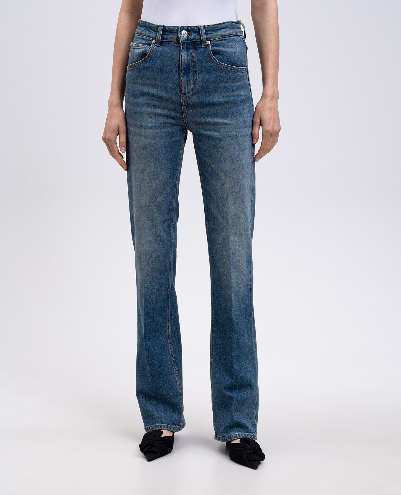 

Julia blue jeans with a worn effect Victoria Beckham