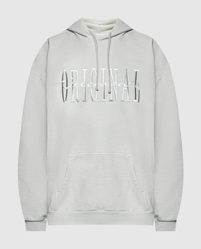 Vetements Gray hoodie with logo embroidery UE64HD210W
