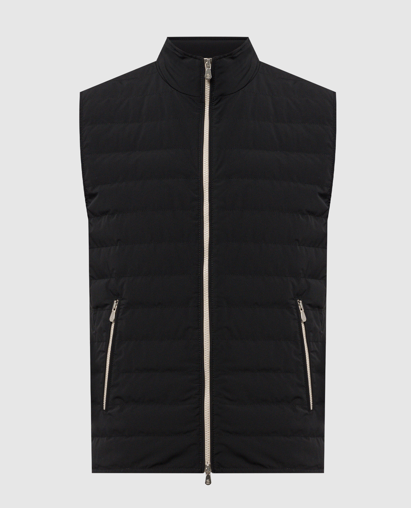 

Black quilted down vest Brunello Cucinelli