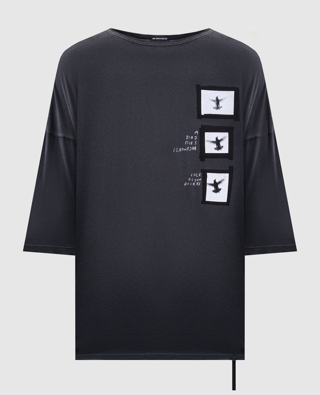 Dieter gray printed t-shirt Ann Demeulemeester