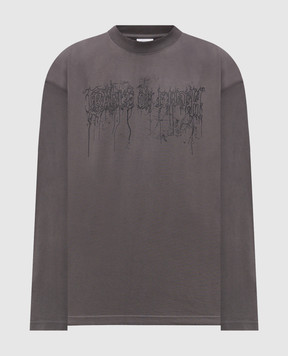 Vetements Gray long sleeve with print UCF76LS400M