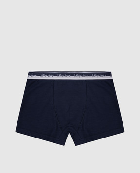 Story Loris Children's blue boxer briefs with a logo 3612836