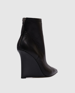 Babe Pay Pls Black leather ankle boots 4201080844