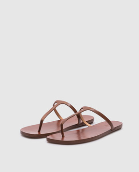 Marsell Brown leather Sittile sandals MW8533P011