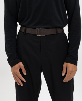 Orciani Reversible leather belt with logo engraving U08311DDO