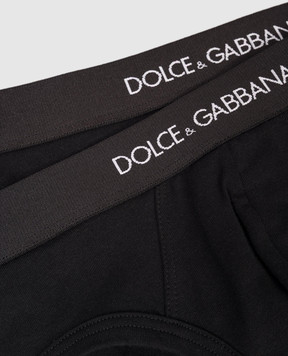 Dolce&Gabbana Children's set of black briefs L4J700ON00G