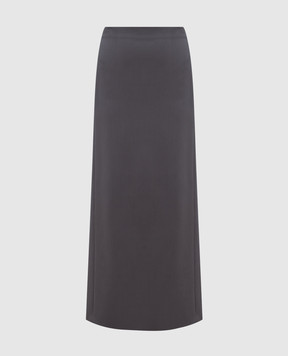 WARDROBE.NYC Gray woolen skirt W2071PC