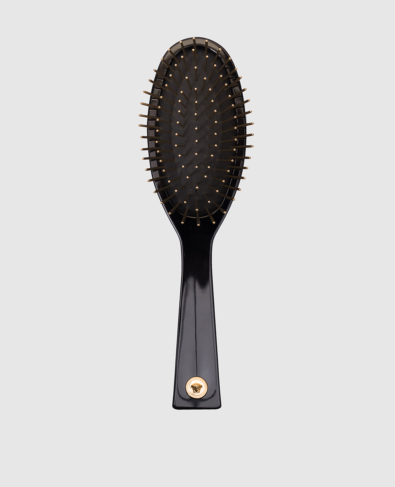 

Black hair brush with logo emblem Versace