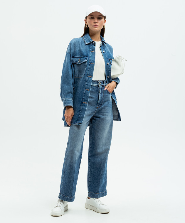 アウトレット★Weekend Max Mara★tartufo デニムジャケット Max Mara Weekend - TARTUFO blue denim jacket with a