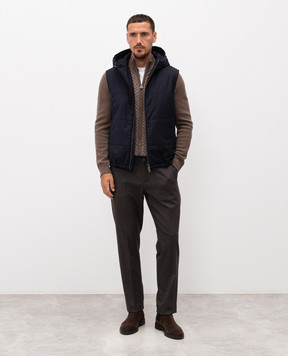 Cashmere&Whiskey Blue woolen vest 6400954300