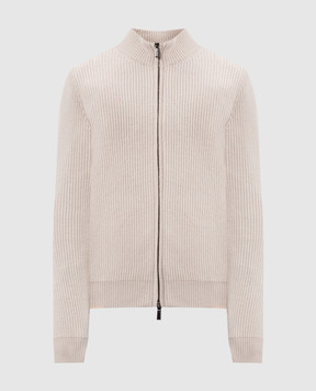 MooRER Ares beige cashmere cardigan ARESDD