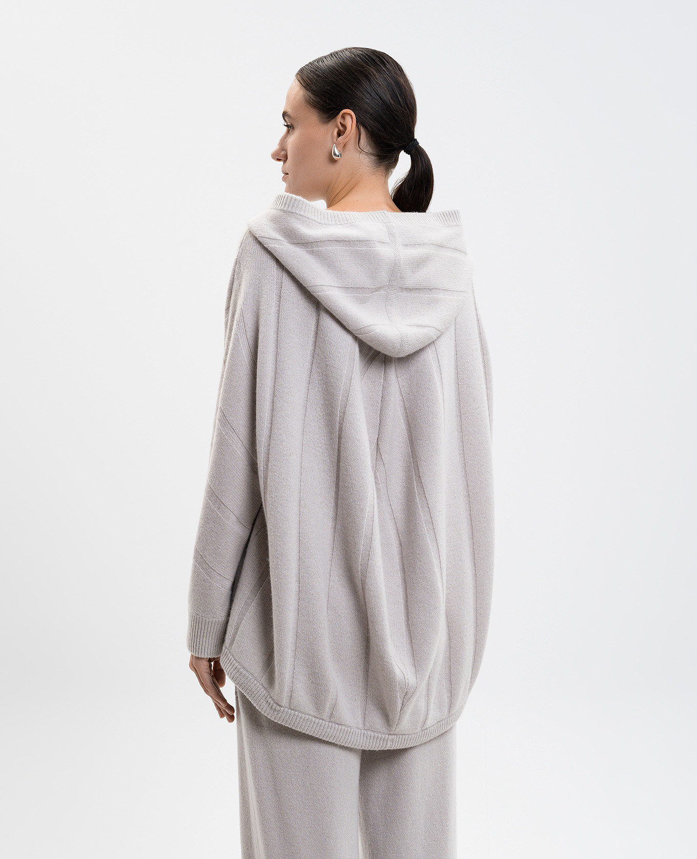 Grey Calla cashmere sports jacket Simonetta Ravizza 4