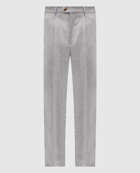 Brunello Cucinelli Gray wool pants ME226E1450