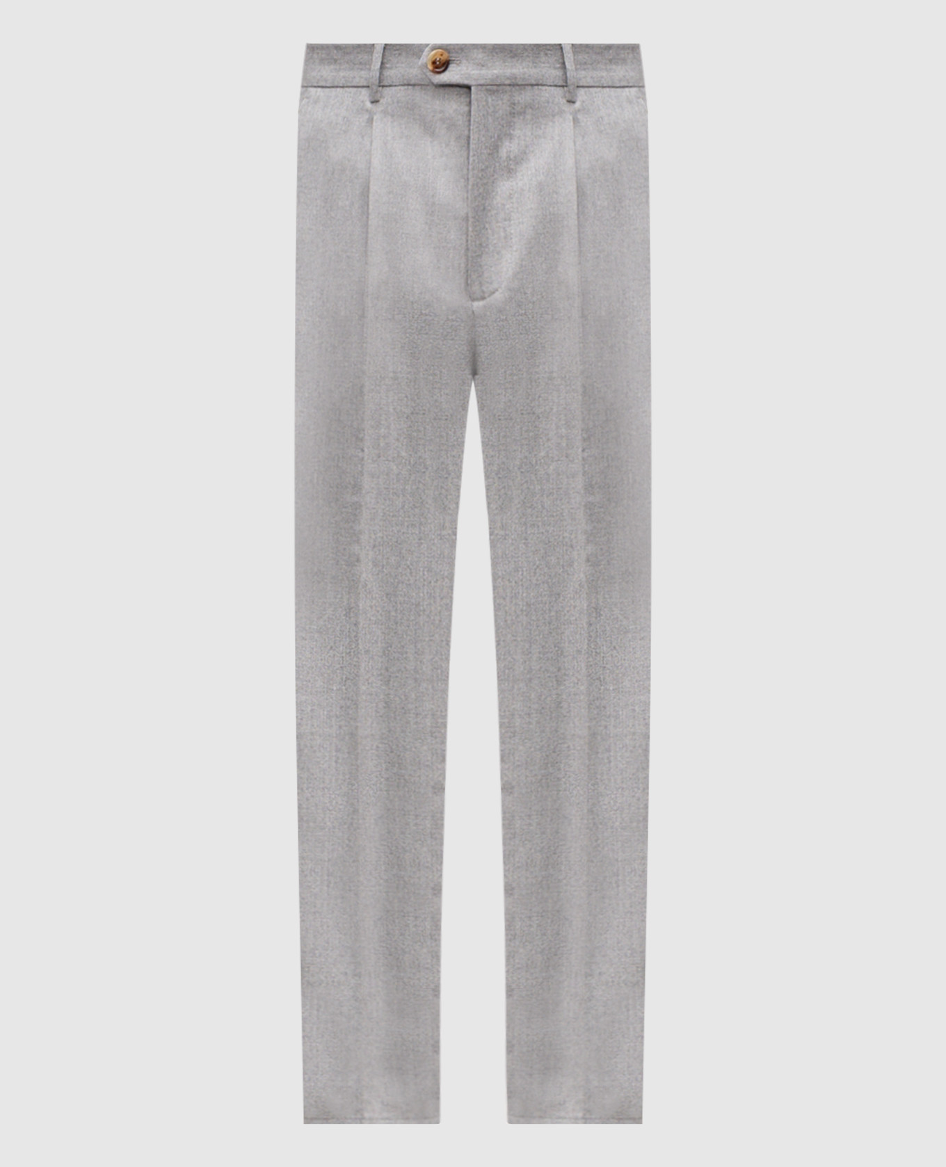 Gray wool pants Brunello Cucinelli