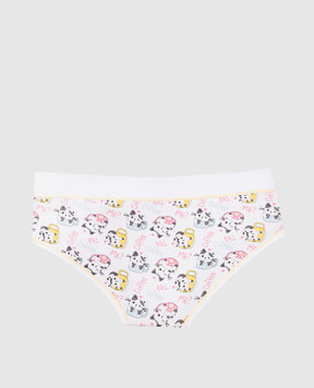 RiminiVeste Jadea children's white panties in a print with cats 491