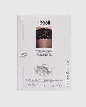 Wolford Beige stockings with lace 20 den 21223