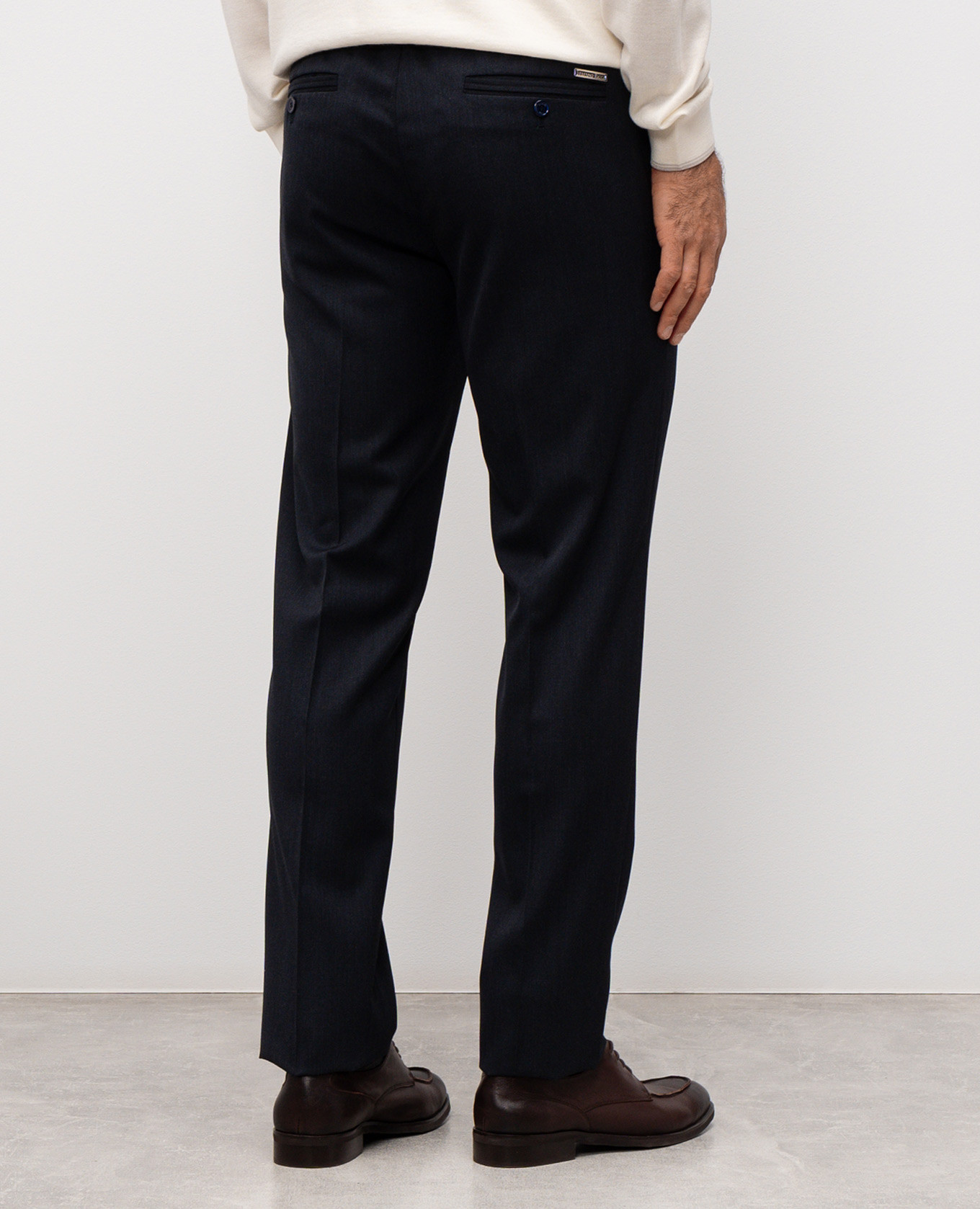 

Blue wool pants Stefano Ricci
