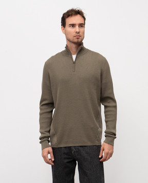 Sease Khaki wool jumper KP042XG065