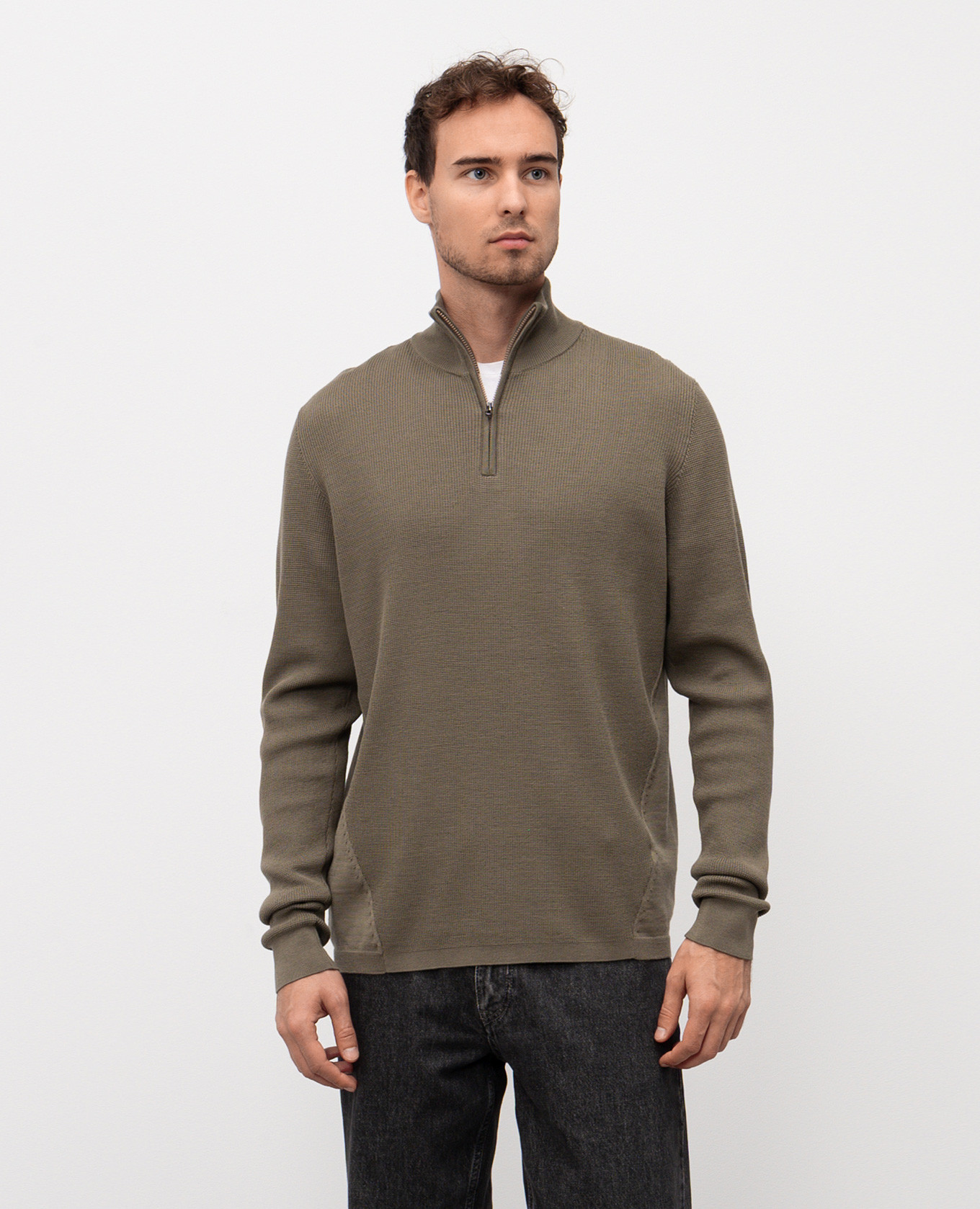

Khaki wool jumper Sease