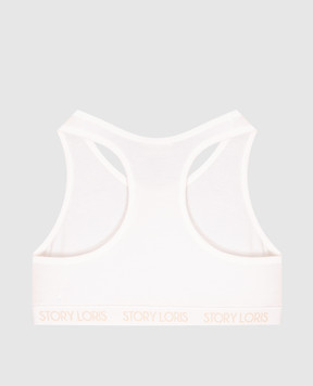 Story Loris Children's white top with logo 25379