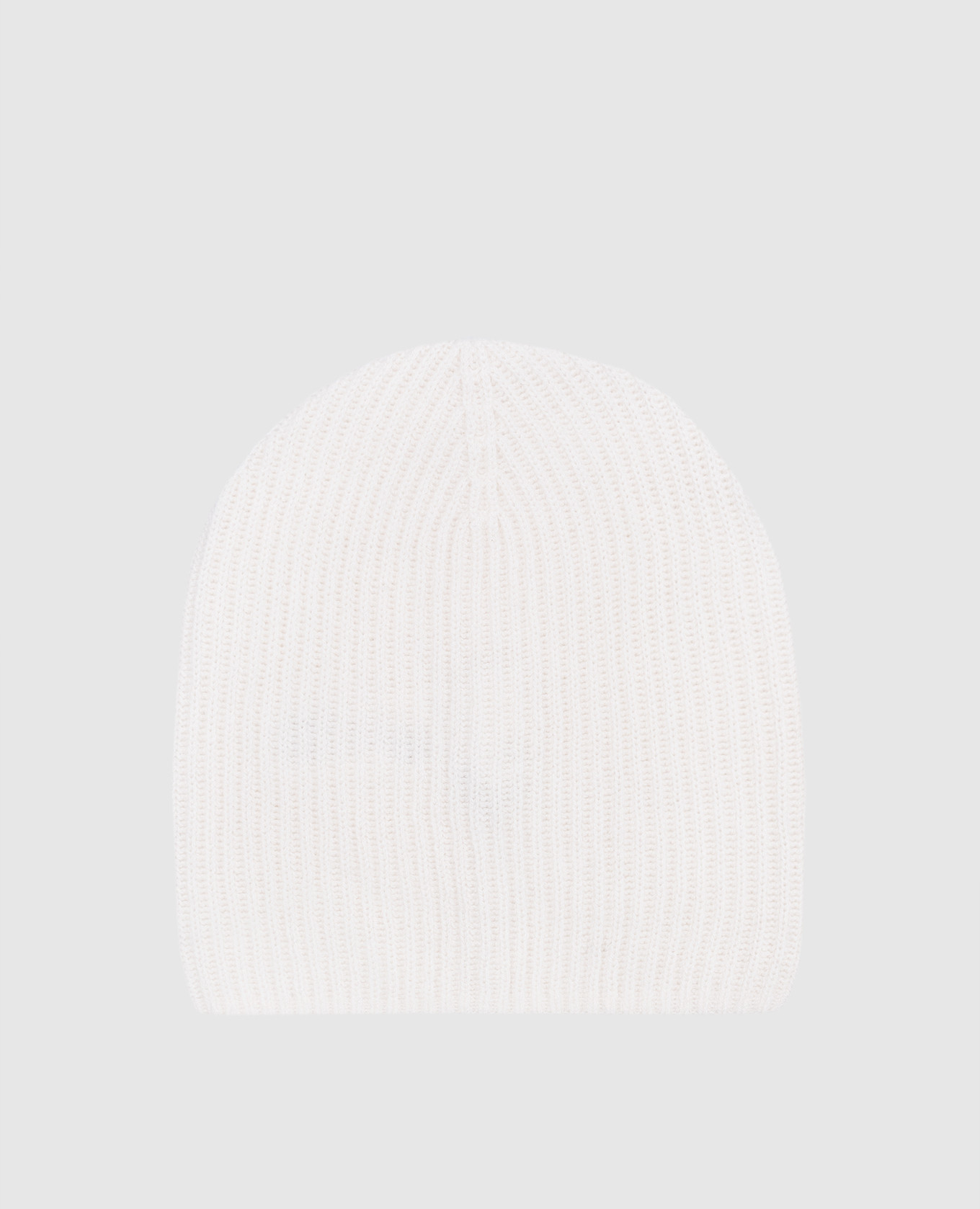 Allude White cashmere hat